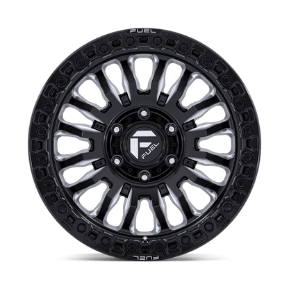 Fuel 1PC FC857 RINCON 17x9 6x139.7 -12 Gloss Black Milled