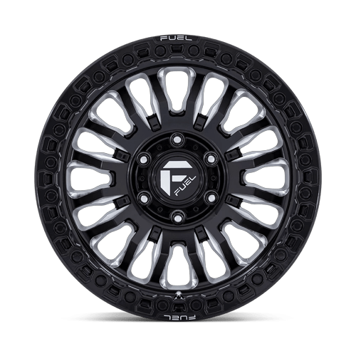 Fuel 1PC FC857 RINCON 17x9 5x127 -12 Gloss Black Milled