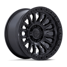 Fuel 1PC FC857 RINCON 17x9 8x180 +1 Matte Black W/ Gloss Black Lip