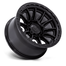 Fuel 1PC FC866 PISTON 20x9 5x127 +1 Blackout W/ Gloss Black Lip