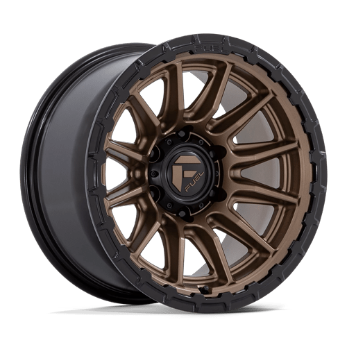 Fuel 1PC FC866 PISTON 22x9.5 6x135 +20 Matte Bronze W/ Gloss Black Li