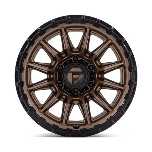 Fuel 1PC FC866 PISTON 20x9 6x135 +1 Matte Bronze W/ Gloss Black Li