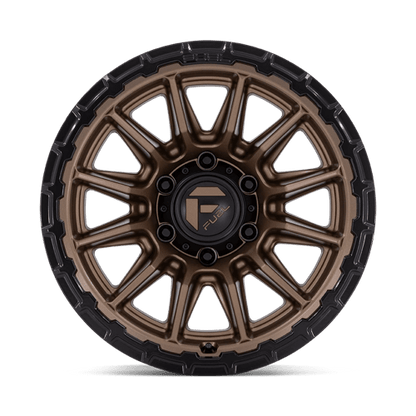 Fuel 1PC FC866 PISTON 20x10 6x139.7 -18 Matte Bronze W/ Gloss Black Li