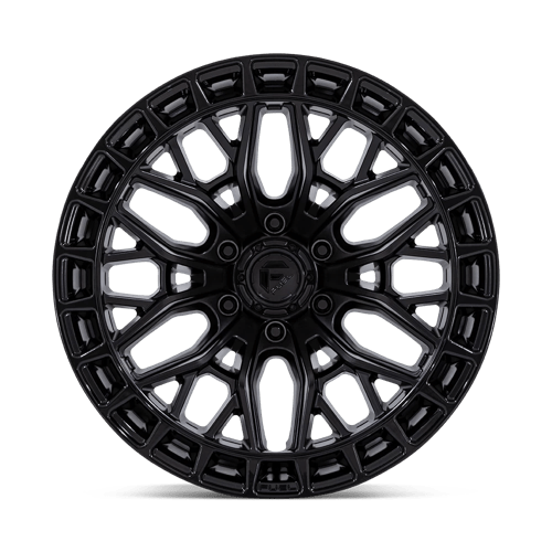 Fuel 1PC FC869 SIGMA 20x10 5x127 -18 Blackout W/ G-Blk Lip