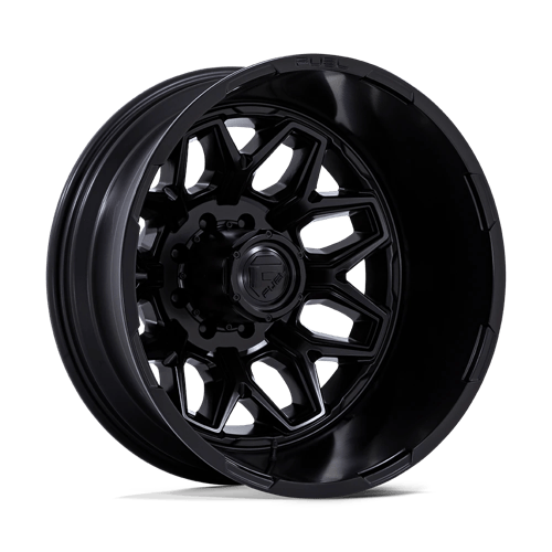 Fuel 1PC D871 FLUX DUALLY 20x8.25 8x200 -201 Blackout