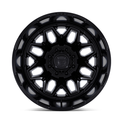 Fuel 1PC D871 FLUX DUALLY 20x8.25 8x210 -201 Blackout