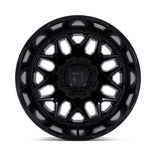 Fuel 1PC D871 FLUX DUALLY 20x8.25 8x165.1 -201 Blackout