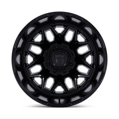 Fuel 1PC D871 FLUX DUALLY 20x8.25 8x165.1 -265 Blackout