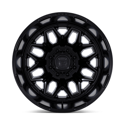 Fuel 1PC D871 FLUX DUALLY 22x8.25 8x165.1 -201 Blackout