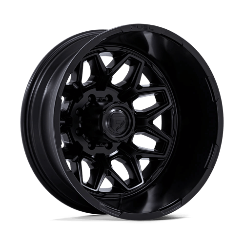 Fuel 1PC D871 FLUX DUALLY 22x8.25 8x165.1 -227 Blackout