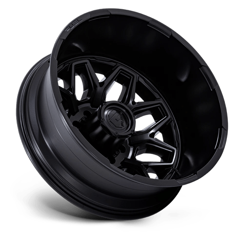 Fuel 1PC D871 FLUX DUALLY 22x8.25 8x165.1 -227 Blackout
