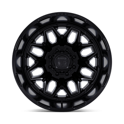 Fuel 1PC D871 FLUX DUALLY 22x8.25 8x170 -227 Blackout