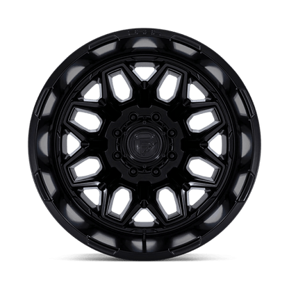 Fuel 1PC D871 FLUX DUALLY 22x8.25 8x165.1 -240 Blackout