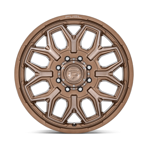 Fuel 1PC D876 FLUX DUALLY 20x8.25 8x210 +104 Platinum Bronze