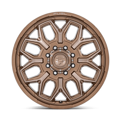 Fuel 1PC D876 FLUX DUALLY 20x8.25 8x200 +104 Platinum Bronze