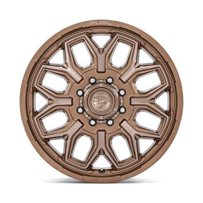 Fuel 1PC D876 FLUX DUALLY 20x8.25 8x165.1 -227 Platinum Bronze