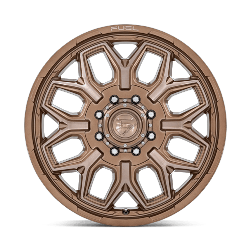Fuel 1PC D876 FLUX DUALLY 20x8.25 8x210 -227 Platinum Bronze