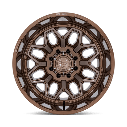 Fuel 1PC D876 FLUX DUALLY 20x8.25 8x200 -201 Platinum Bronze