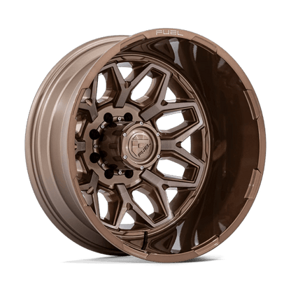 Fuel 1PC D876 FLUX DUALLY 20x8.25 8x210 -246 Platinum Bronze