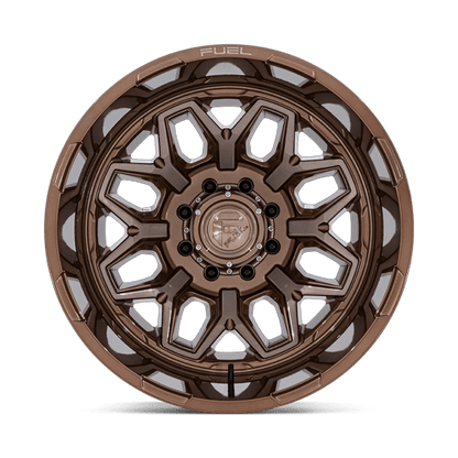 Fuel 1PC D876 FLUX DUALLY 20x8.25 8x210 -246 Platinum Bronze