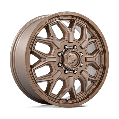 Fuel 1PC D876 FLUX DUALLY 20x8.25 8x200 +104 Platinum Bronze