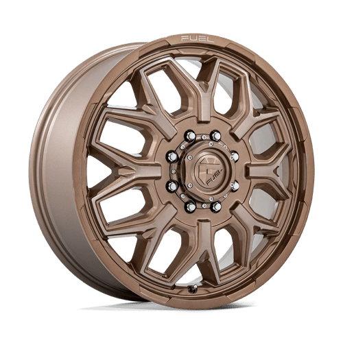 Fuel 1PC D876 FLUX DUALLY 22x8.25 8x165.1 +104 Platinum Bronze
