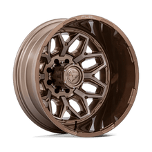 Fuel 1PC D876 FLUX DUALLY 22x8.25 8x165.1 -201 Platinum Bronze