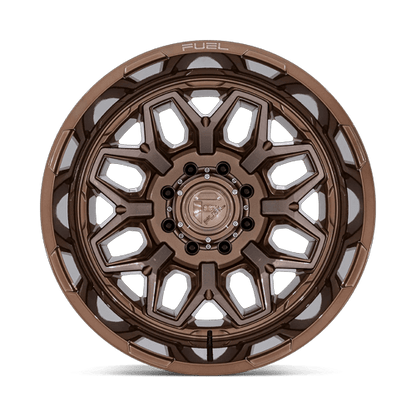 Fuel 1PC D876 FLUX DUALLY 22x8.25 8x165.1 -201 Platinum Bronze