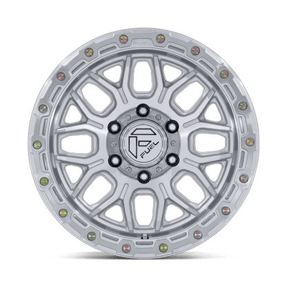 Fuel 1PC FC881 SURGE 18x9 6x135 +20 Gloss Silver W/ Machined Face