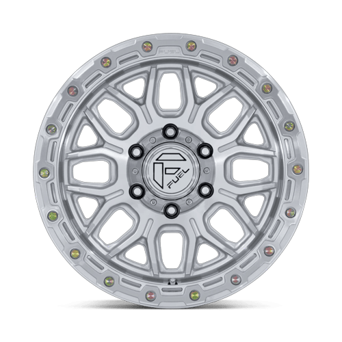 Fuel 1PC FC881 SURGE 20x9 6x139.7 +1 Gloss Silver W/ Machined Face
