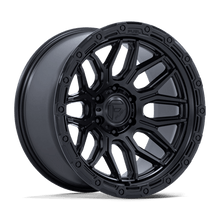 Fuel 1PC FC881 SURGE 17x9 5x127 -12 Matte Black W/ Gloss Black Lip