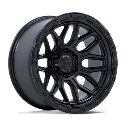 Fuel 1PC FC881 SURGE 20x9 8x170 +1 Matte Black W/ Gloss Black Lip