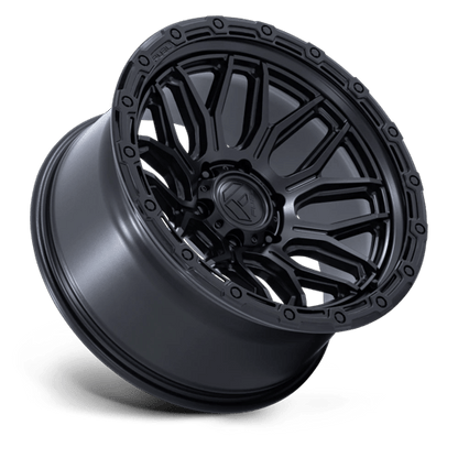 Fuel 1PC FC881 SURGE 18x9 6x139.7 +1 Matte Black W/ Gloss Black Lip
