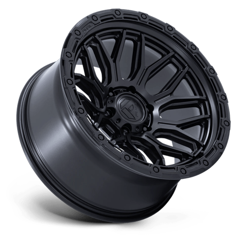 Fuel 1PC FC881 SURGE 18x9 8x180 +20 Matte Black W/ Gloss Black Lip