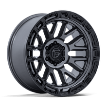 Fuel 1PC FC890 RAIL 20x9 6x135 +1 Gloss Gunmetal W/ G-Blk Lip