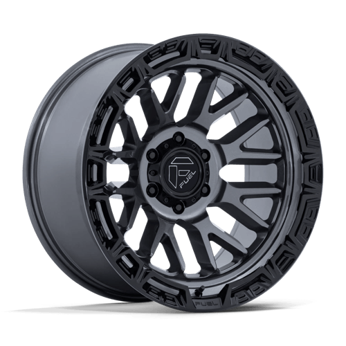 Fuel 1PC FC890 RAIL 20x10 6x139.7 -18 Gloss Gunmetal W/ G-Blk Lip