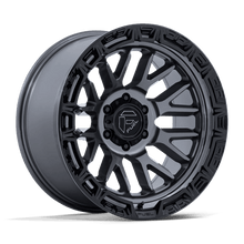 Fuel 1PC FC890 RAIL 20x10 6x135 -18 Gloss Gunmetal W/ G-Blk Lip