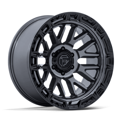 Fuel 1PC FC890 RAIL 17x9 6x135 -12 Gloss Gunmetal W/ G-Blk Lip
