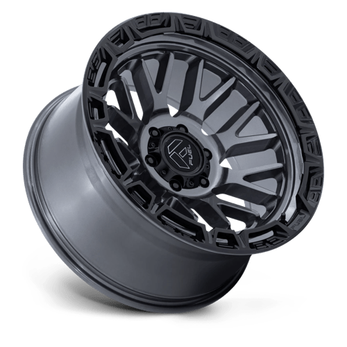 Fuel 1PC FC890 RAIL 20x10 6x135 -18 Gloss Gunmetal W/ G-Blk Lip