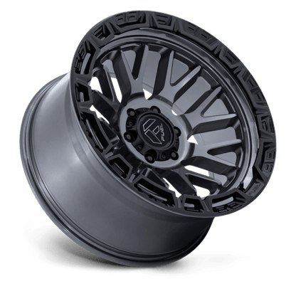 Fuel 1PC FC890 RAIL 20x10 6x135 -18 Gloss Gunmetal W/ G-Blk Lip