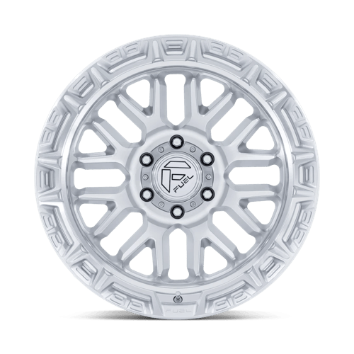 Fuel 1PC FC890 RAIL 20x10 6x139.7 -18 Gloss Silver W/ Machined Face