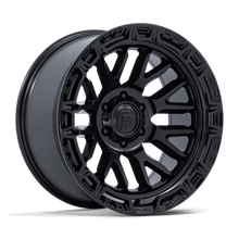 Fuel 1PC FC890 RAIL 20x10 6x139.7 -18 Matte Black W/ Gloss Black Lip