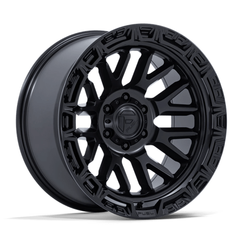 Fuel 1PC FC890 RAIL 20x9 6x135 +1 Matte Black W/ Gloss Black Lip