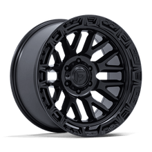 Fuel 1PC FC890 RAIL 20x9 5x127 +1 Matte Black W/ Gloss Black Lip
