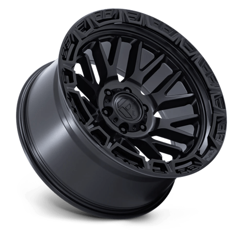 Fuel 1PC FC890 RAIL 20x9 6x139.7 +1 Matte Black W/ Gloss Black Lip