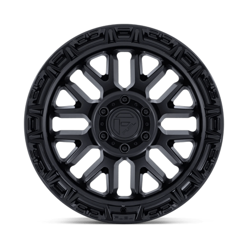 Fuel 1PC FC890 RAIL 20x10 5x127 -18 Matte Black W/ Gloss Black Lip