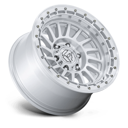 Fuel 1PC FC897 HAVOC 17x9 6x139.7 +1 Gloss Silver W/ Machined Face