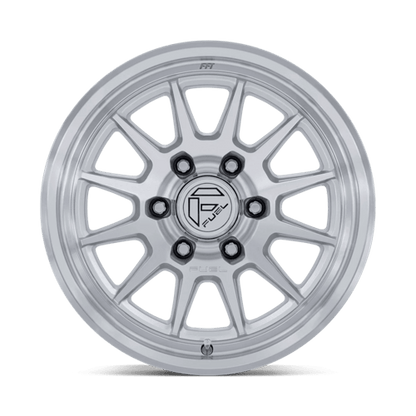 Fuel 1PC FC902 SPUR 17x9 6x135 +1 Gloss Silver W/ Machined Face
