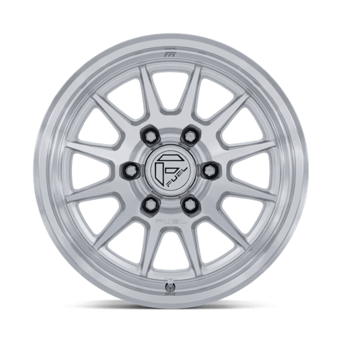 Fuel 1PC FC902 SPUR 17x9 6x139.7 +1 Gloss Silver W/ Machined Face