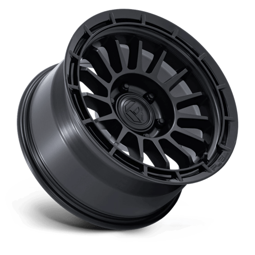 Fuel 1PC FC905 ASCEND 17x8.5 6x114.3 +25 Matte Black W/ Gloss Black Lip